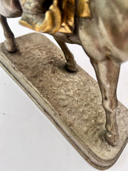 Antique/Vintage Japanese
Samurai Warrior on Horseback
Okimono Statue (2 pieces)