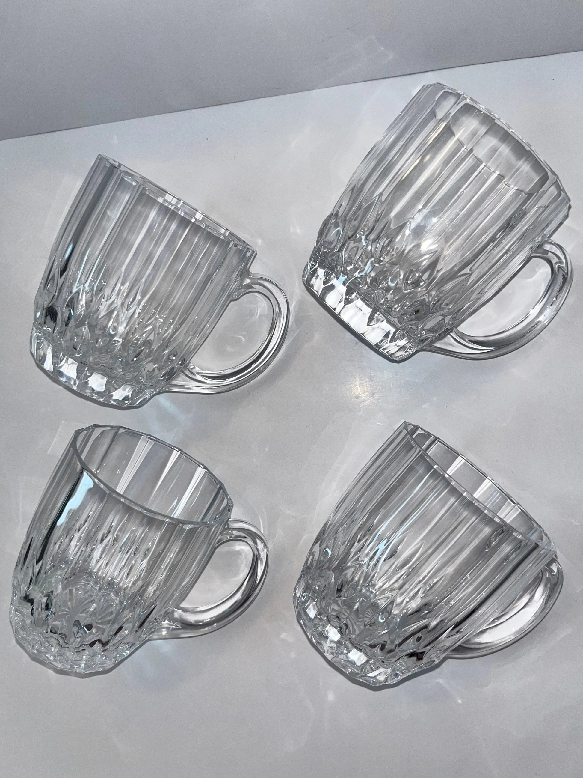 “Cristal D’Arques”Crystal Mugs 