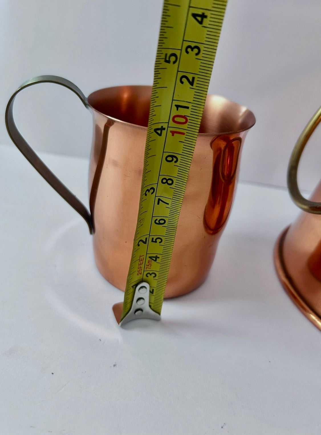 Vintage Taurus Portugal Copper Kettle & C&G USA Pitcher/ Cup Set