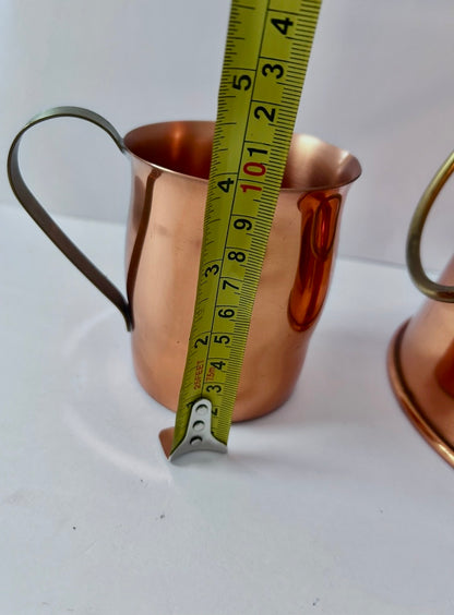 Vintage Taurus Portugal Copper Kettle & C&G USA Pitcher/ Cup Set