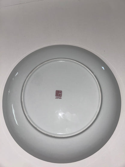 Vintage Eihwa/Kogo Japan Imari-Style 10" Multi-Panel Charger/Serving Plate, c. 1950s-1960s.