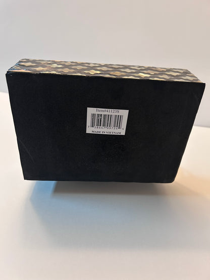Litton Lane Rectangle Mother of Pearl Box with Hinged Lid