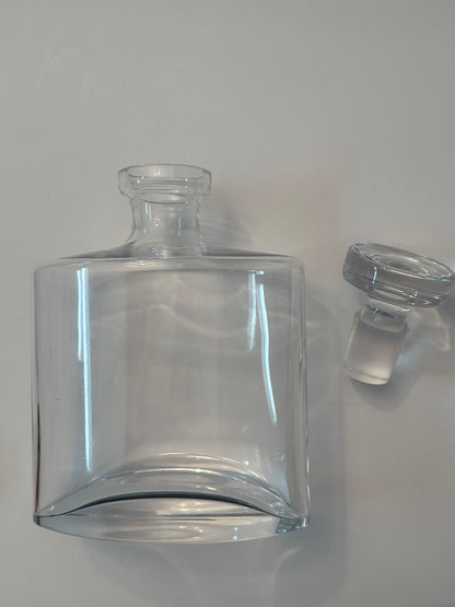 Marquis by Waterford Modern Square Flat Crystal Decanter with Stopper