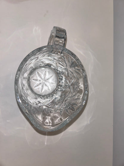 Heavy Cut 24% Lead Crystal Pitcher - Starburst & Pinwheel
Pattern