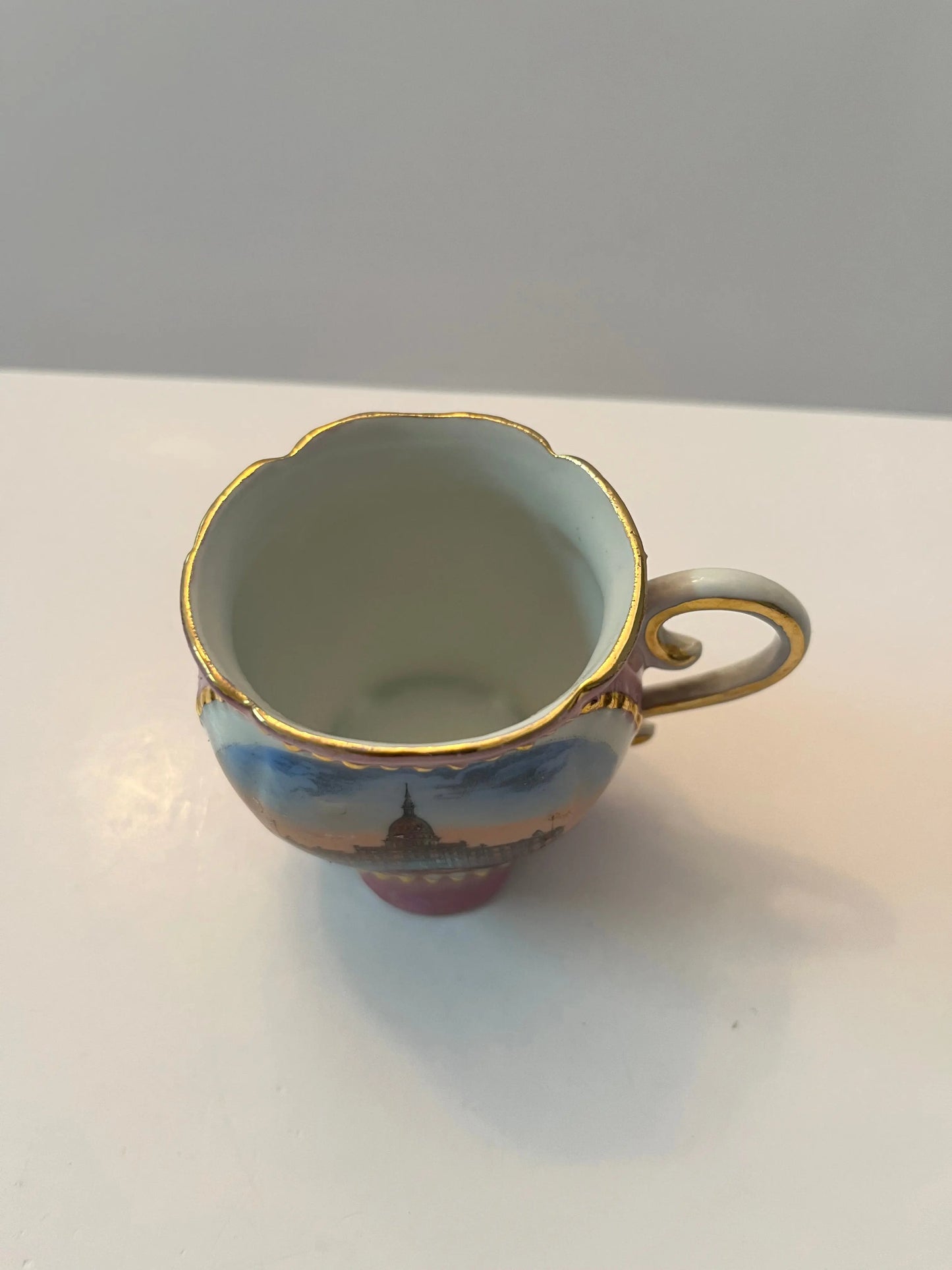 Antique American Souvenir Plate and Cup - Finest Antique