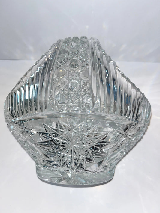 Antique Crystal Basket - Finest Antique