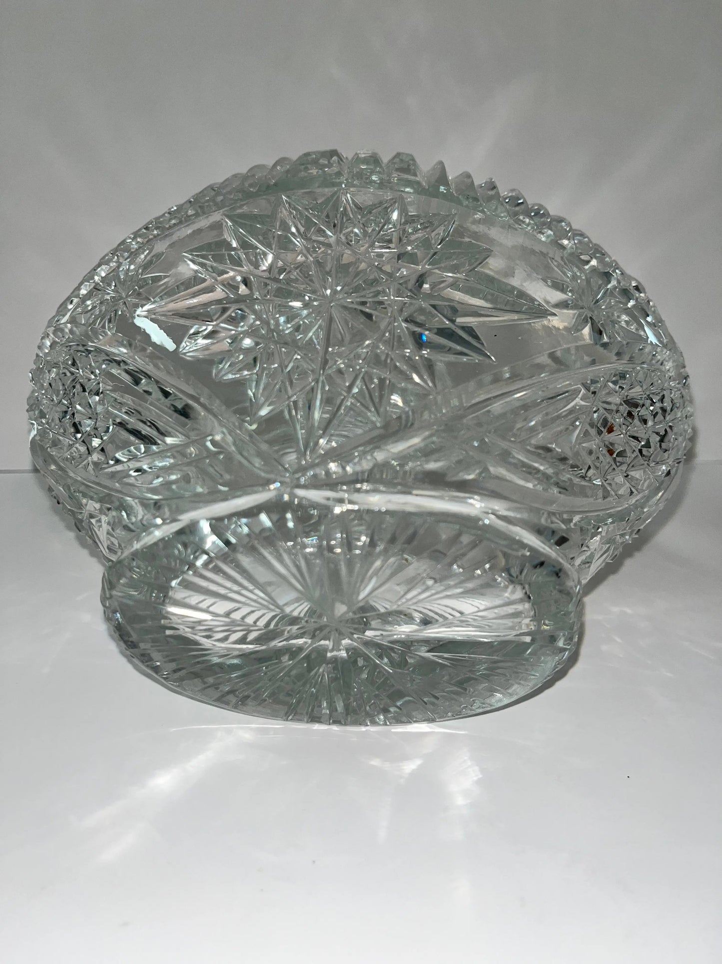 Antique Crystal Basket - Finest Antique