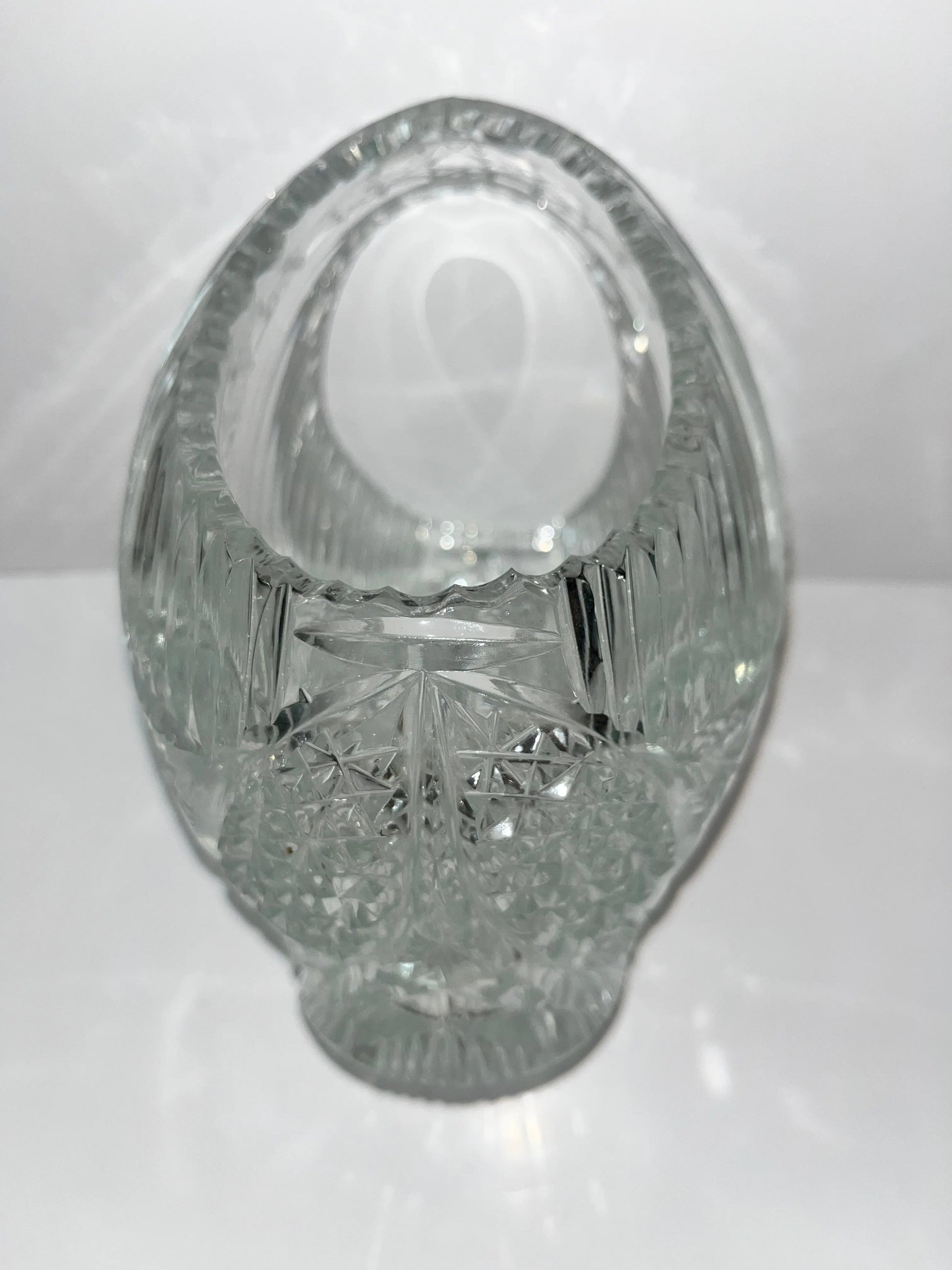 Antique Crystal Basket - Finest Antique