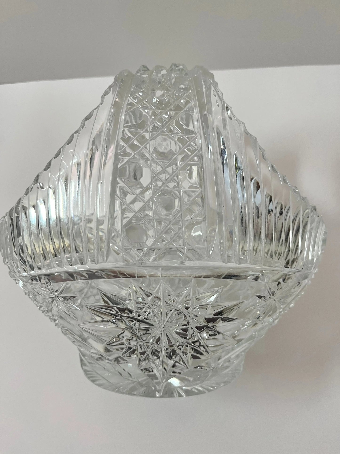 Antique Crystal Basket - Finest Antique