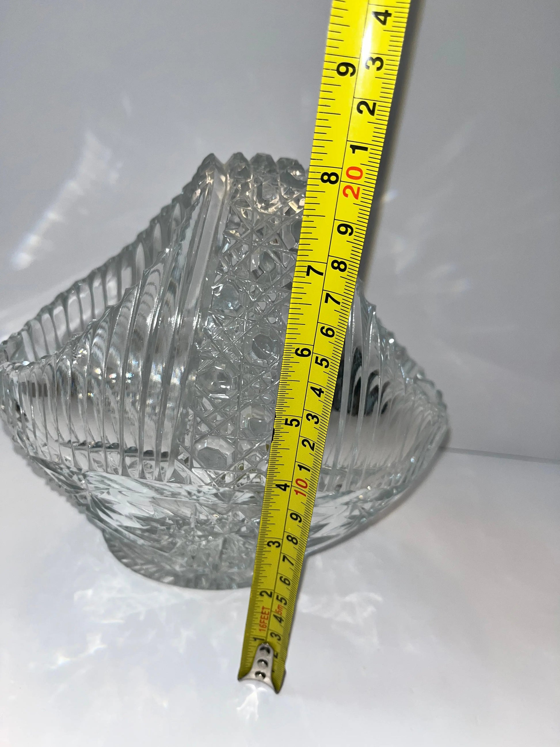 Antique Crystal Basket - Finest Antique