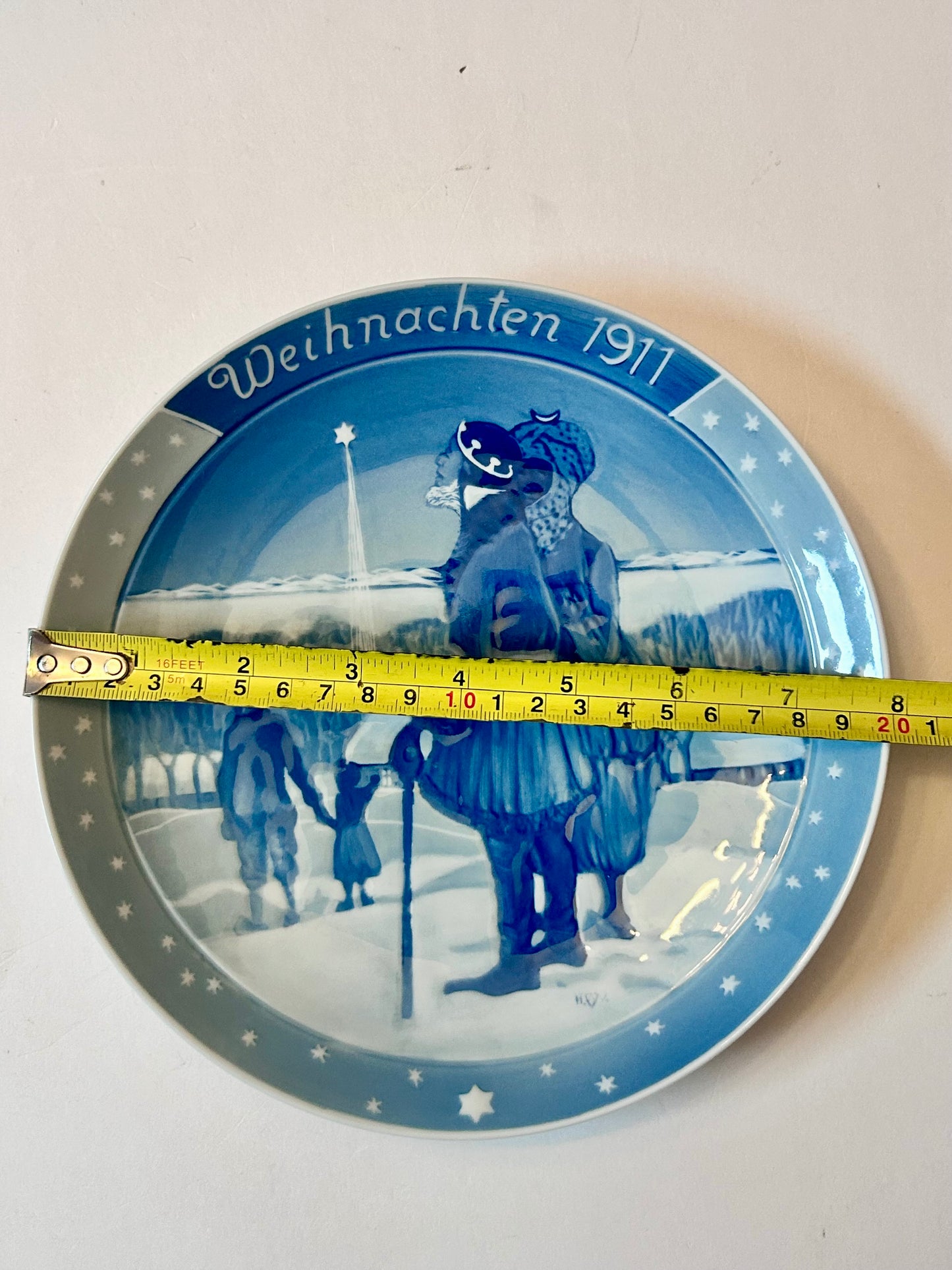 Rare 1911 Rosenthal "Weihnachten" (Christmas) Collector's Plate by Heinrich Vogeler