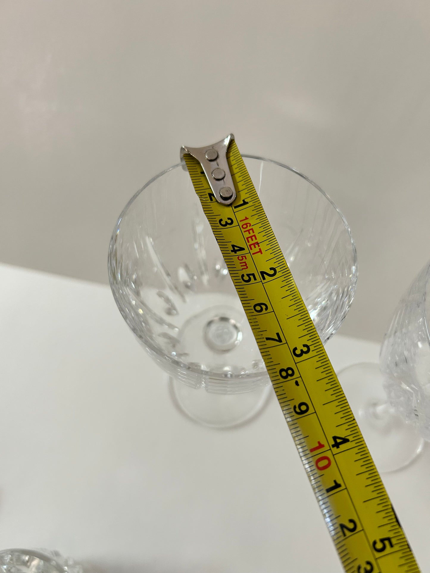 Waterford Marked “For Him For Her" Mismatch Glasses & Candle Holder (Set of 3)