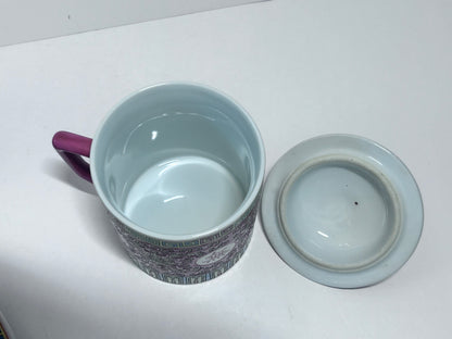 Vintage Chinese Jingdezhen Pink Mun Shou Porcelain Set - Wan Shou Wu Jiang (16 Pcs)