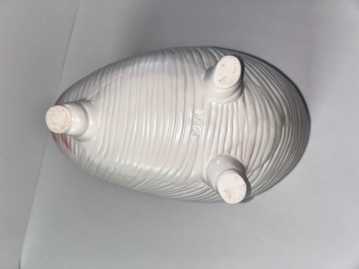 Vintage Fitz and Floyd Hollywood Regency Nautilus Shell Planter - Large- Pink