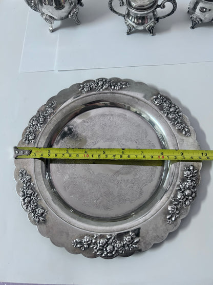Vintage silver-plated small/ miniature tea and coffee service set