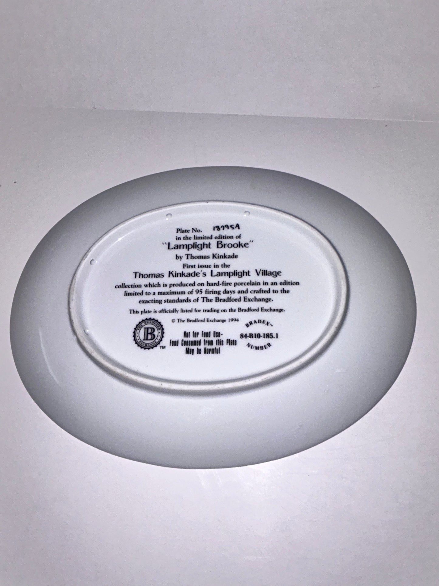 Thomas Kinkade & Violet Schwenig Collector Plate Set (4) - Bradford & Franklin Mint