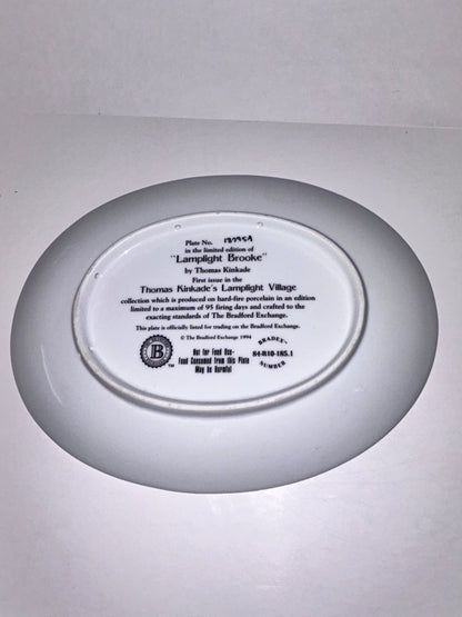 Thomas Kinkade & Violet Schwenig Collector Plate Set (4) - Bradford & Franklin Mint