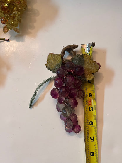 Vintage Lucite Grape Clusters