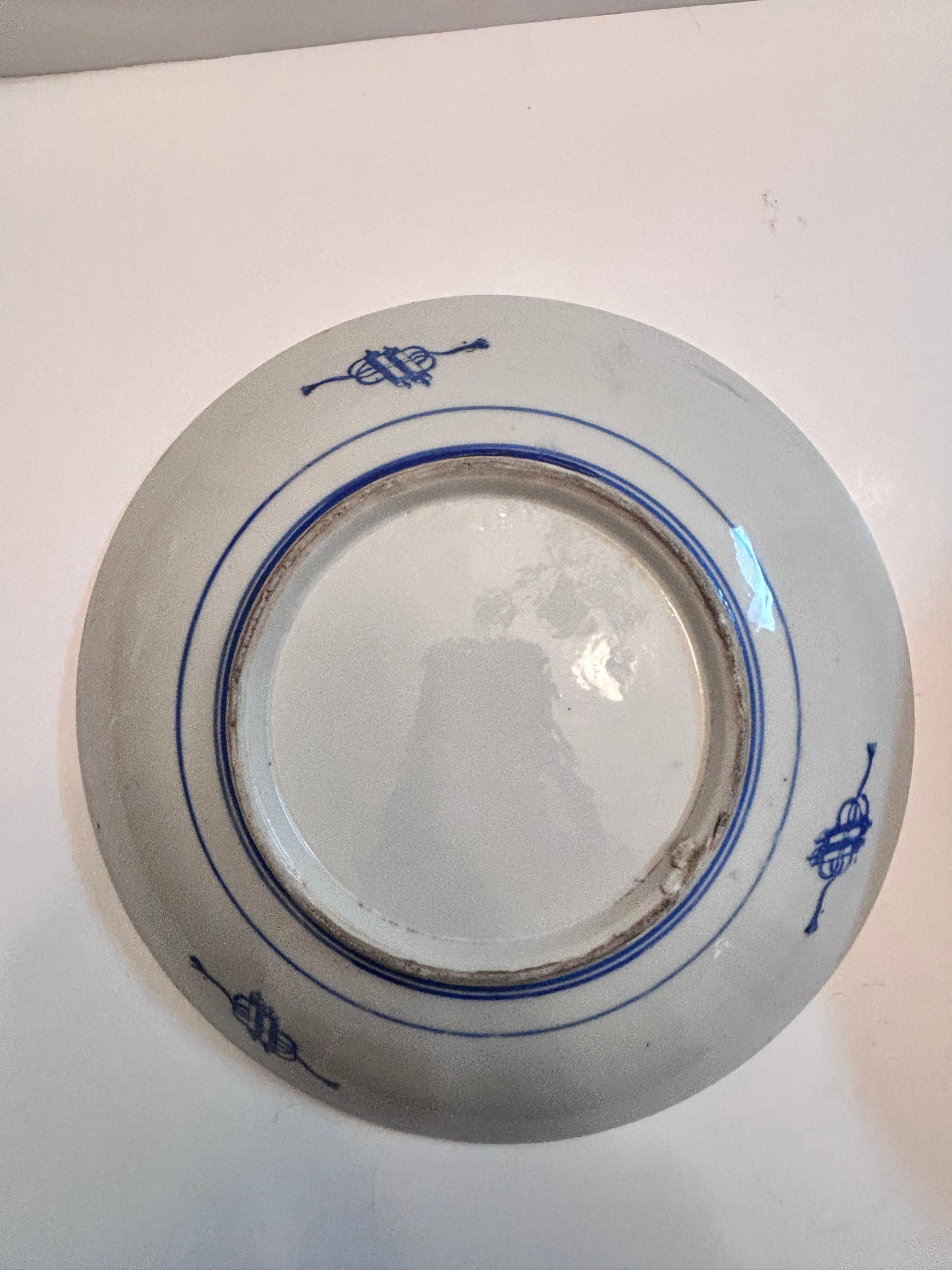 Set of 3 Antique Japanese Arita Plates -Late Edo Period (c. 1860-1880)
– Mountain Landscape – 9"