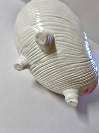 Vintage Fitz and Floyd Hollywood Regency Nautilus Shell Planter - Large- Pink