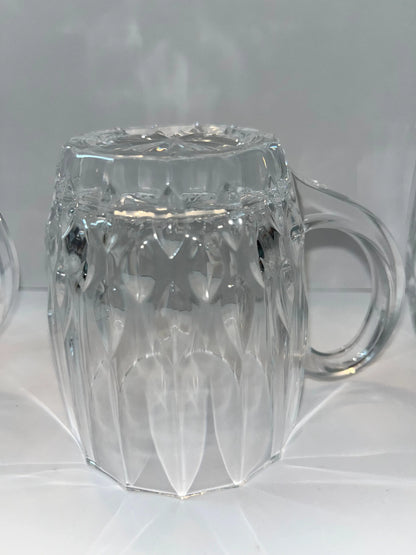 “Cristal D’Arques”Crystal Mugs 