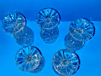 Hofbauer Byrdes Collection Cut Crystal Water Goblets (Set 5)