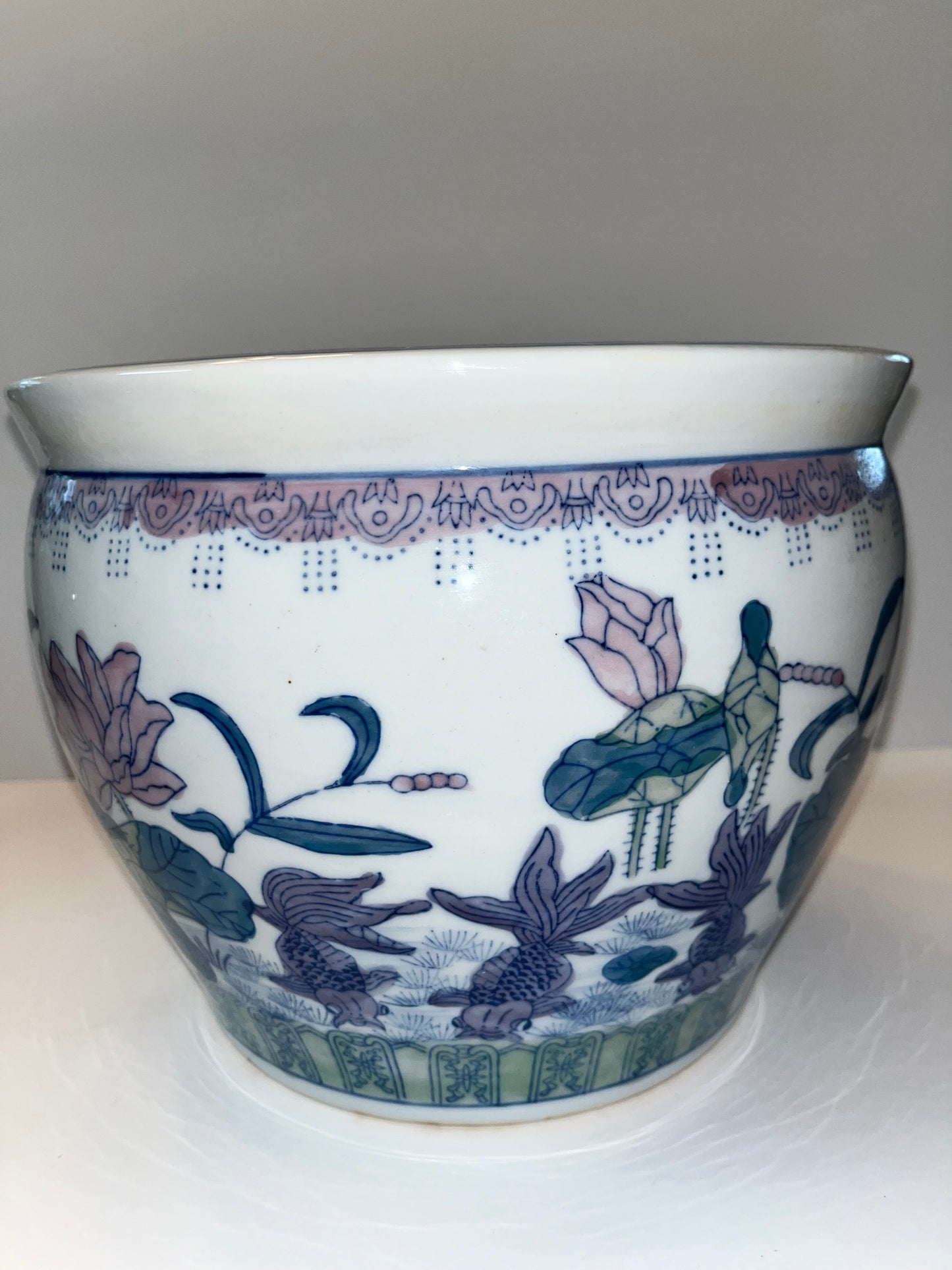 Chinese Koi Fish Planter - Finest Antique