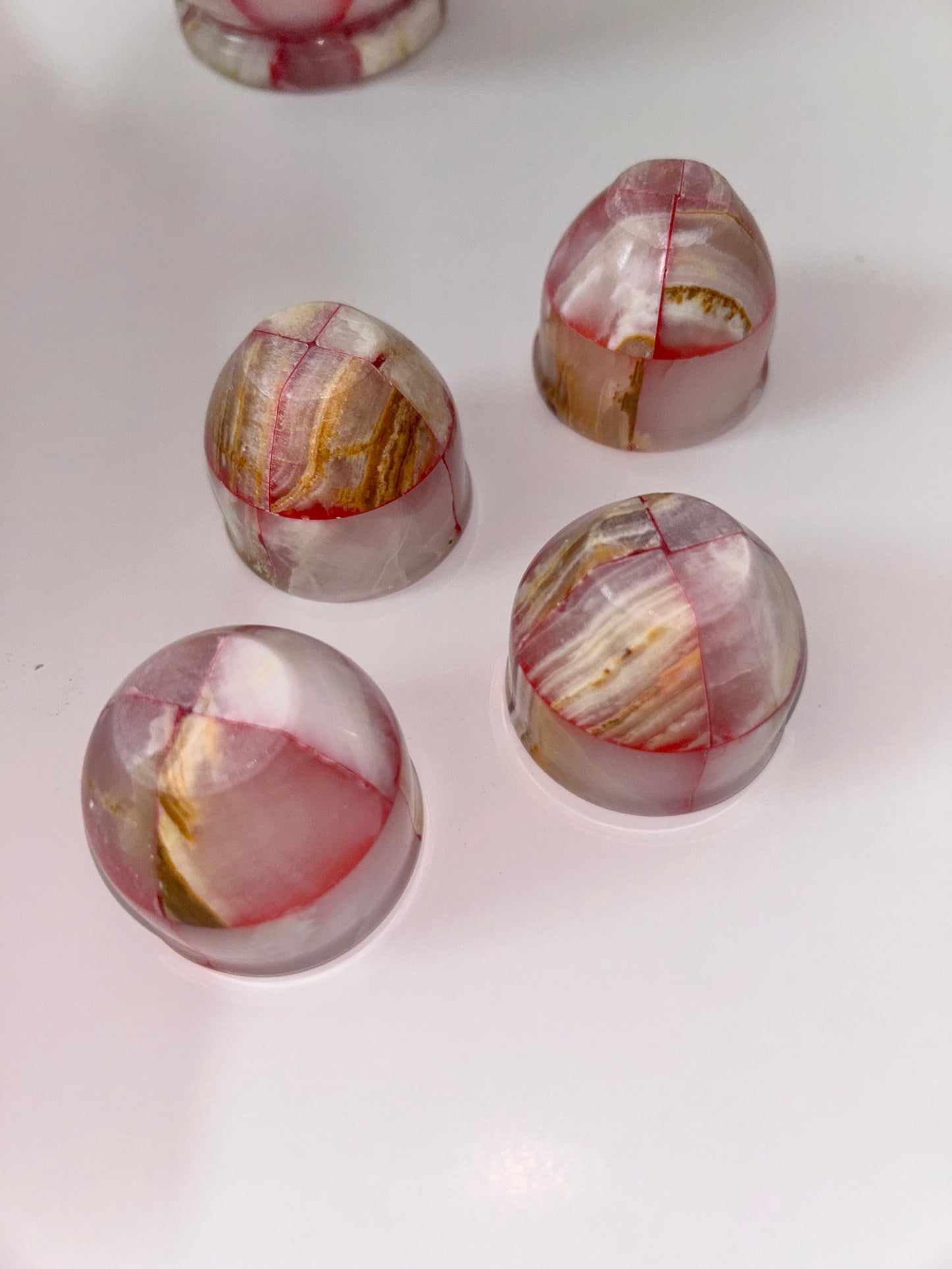 The Rose Onyx Collection: New Handcrafted Stone Dallah & Coffee Service (12-Piece Set)