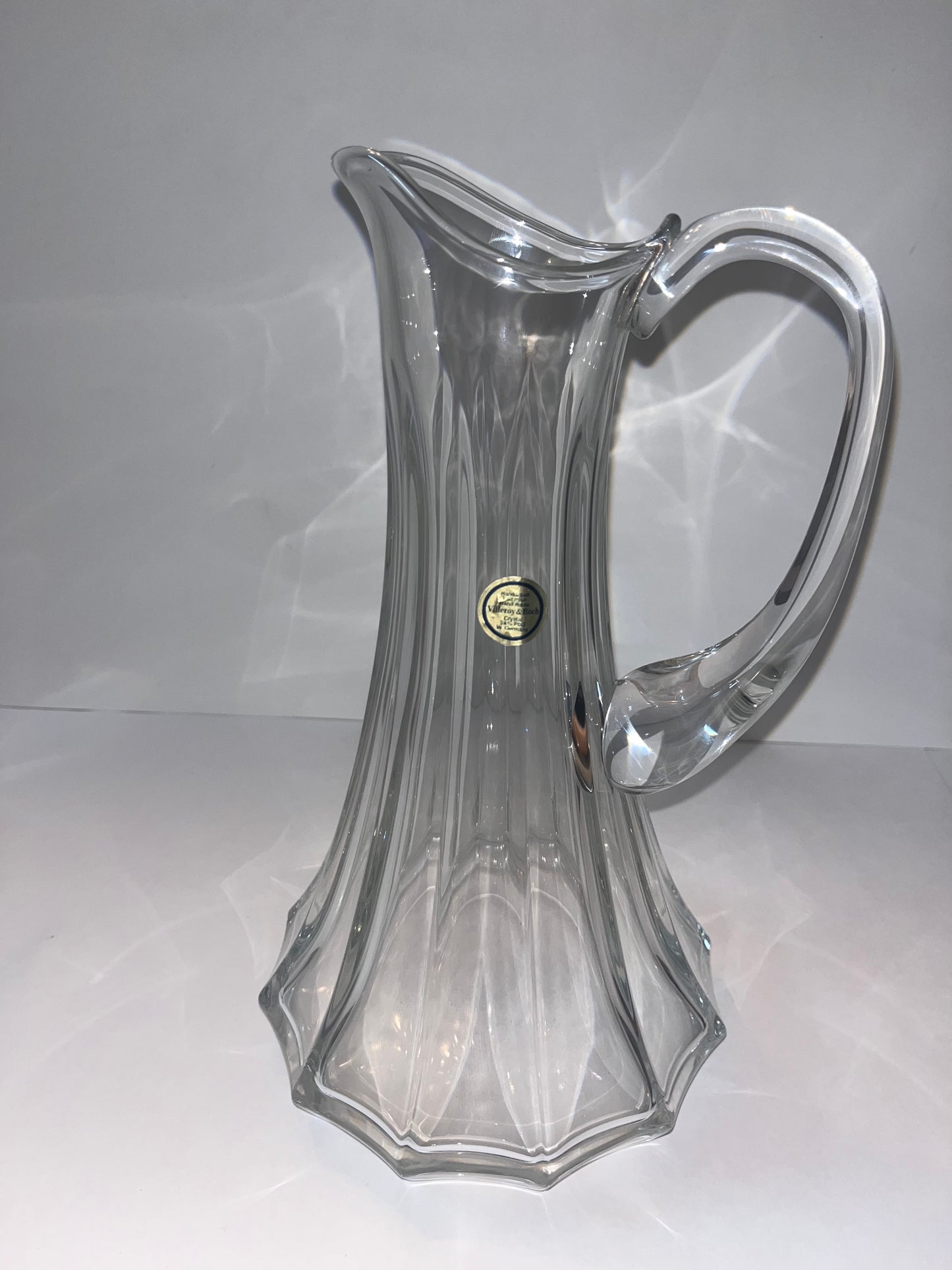 Villeroy & Boch Handerbelt 24% Lead Crystal Pitcher