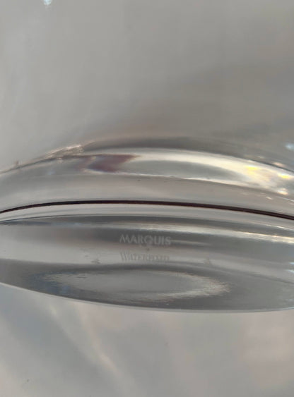 Marquis by Waterford Modern Square Flat Crystal Decanter with Stopper