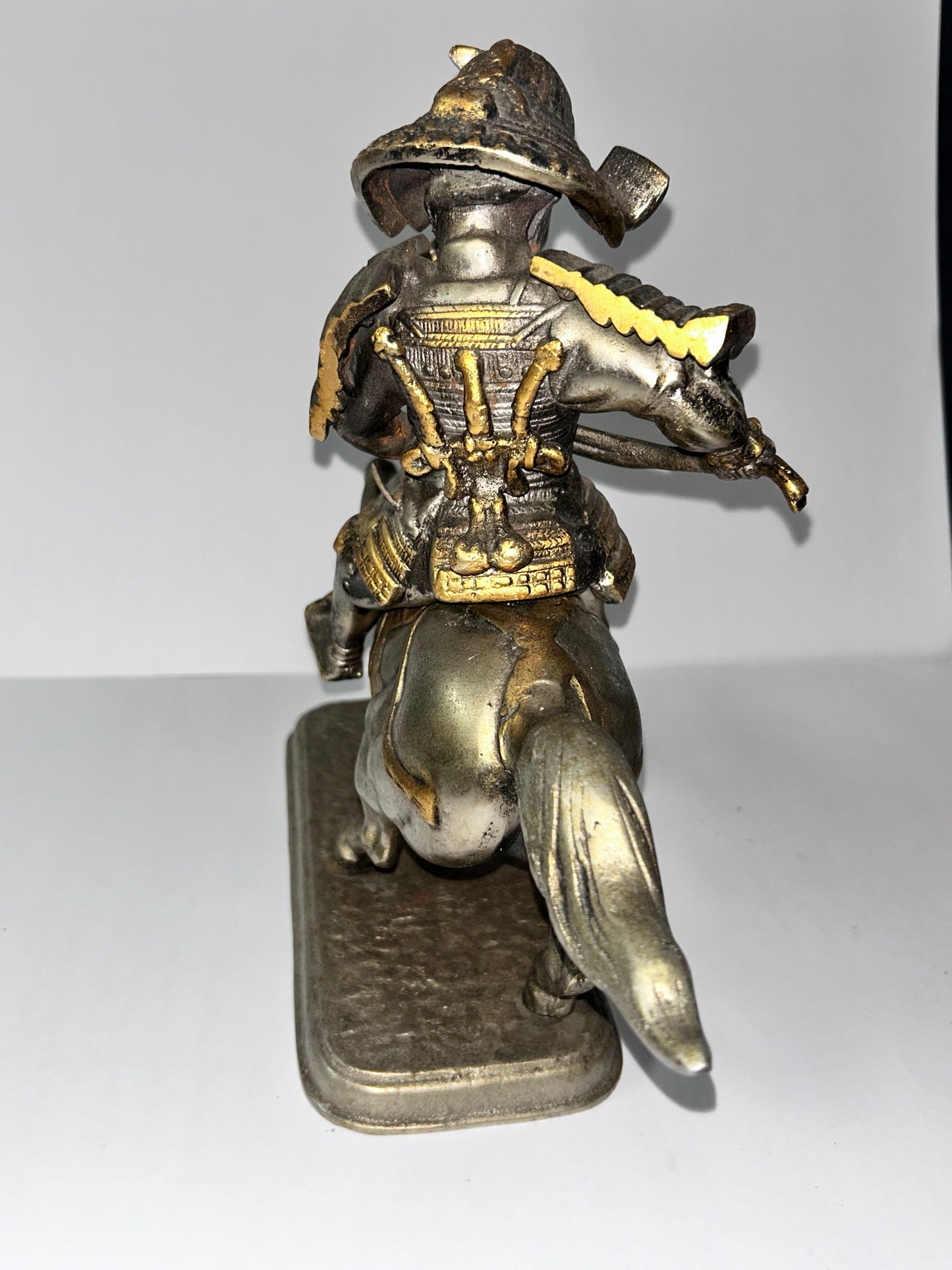 Antique/Vintage Japanese
Samurai Warrior on Horseback
Okimono Statue (2 pieces)