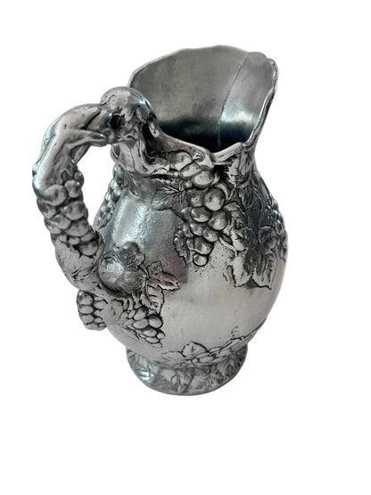 Vintage Arthur Court Grape Pattern Aluminum Pitcher (1996)