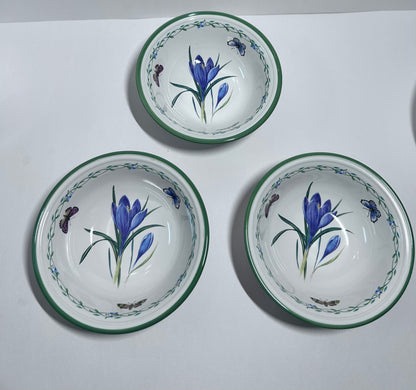 Studio Nova Garden Bloom
Y2372 6 Pc Set Teapot Bowls Floral Ceramic Unused