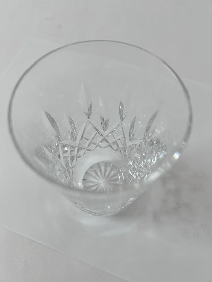 Vintage Authentic Waterford Crystal Lismore Double Old Fashioned-12 oz (5 inches) DOF Rocks Glass-Ireland