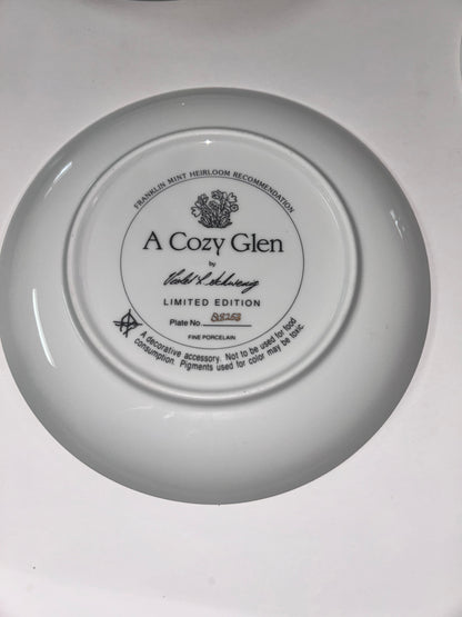 Thomas Kinkade & Violet Schwenig Collector Plate Set (4) - Bradford & Franklin Mint