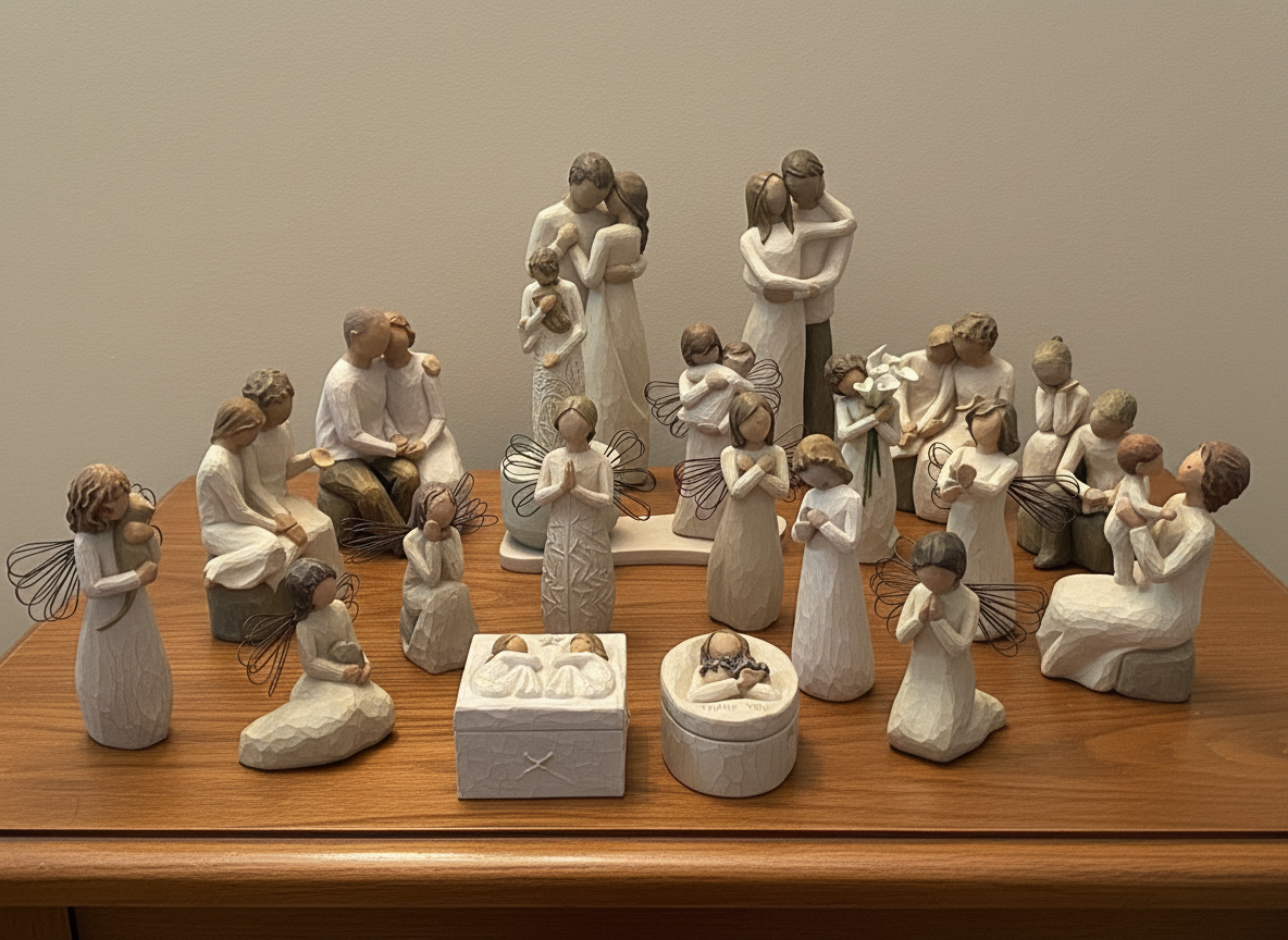 Massive 22-Piece Willow Tree
Collection - Couples, Angels, Family