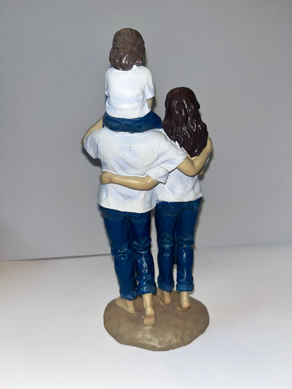 Forever in Blue Jeans Family Figurine - Finest Antique