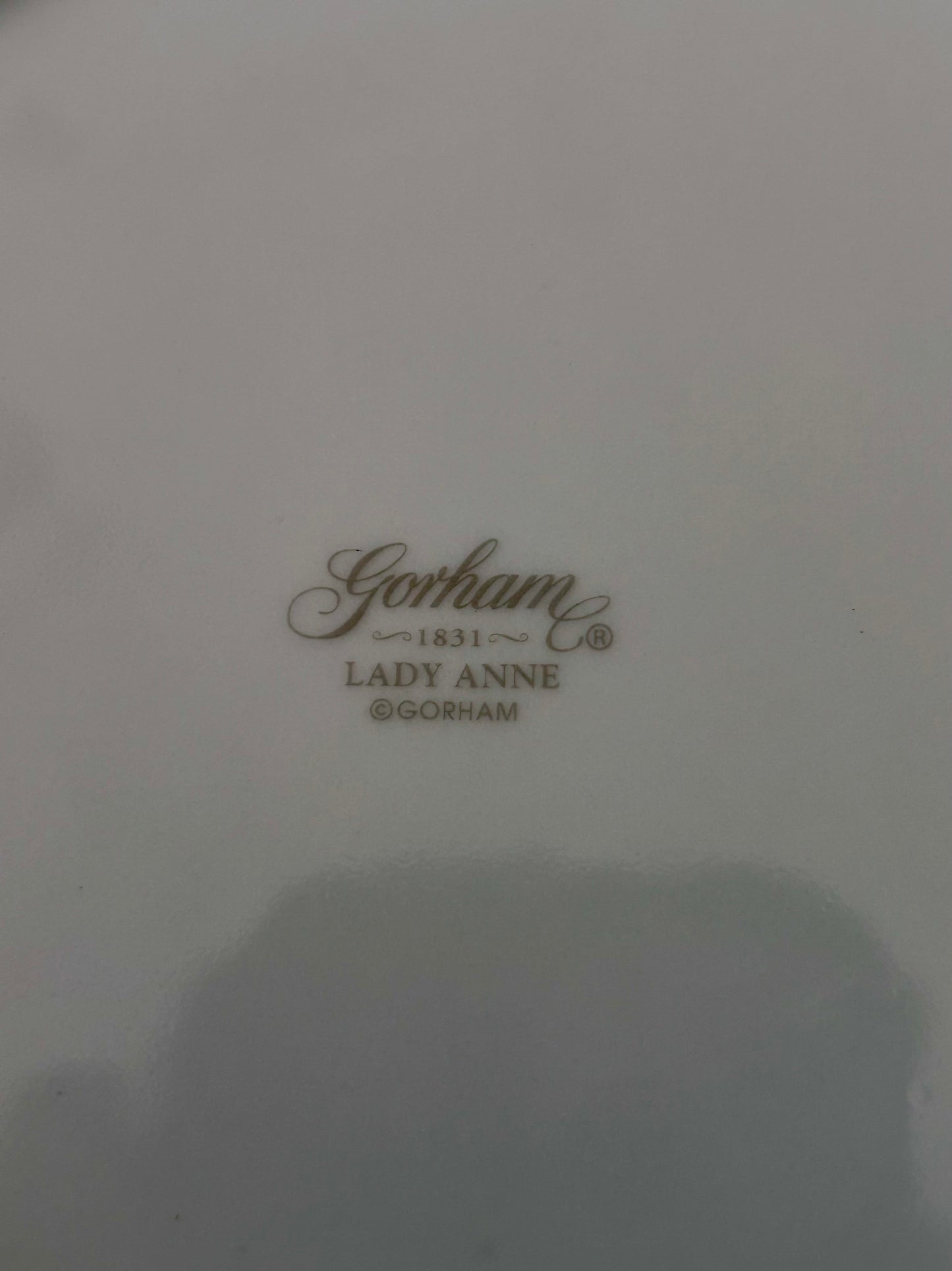 Gorham Lady Anne Pink Rose Salad Plates (Set of 4)