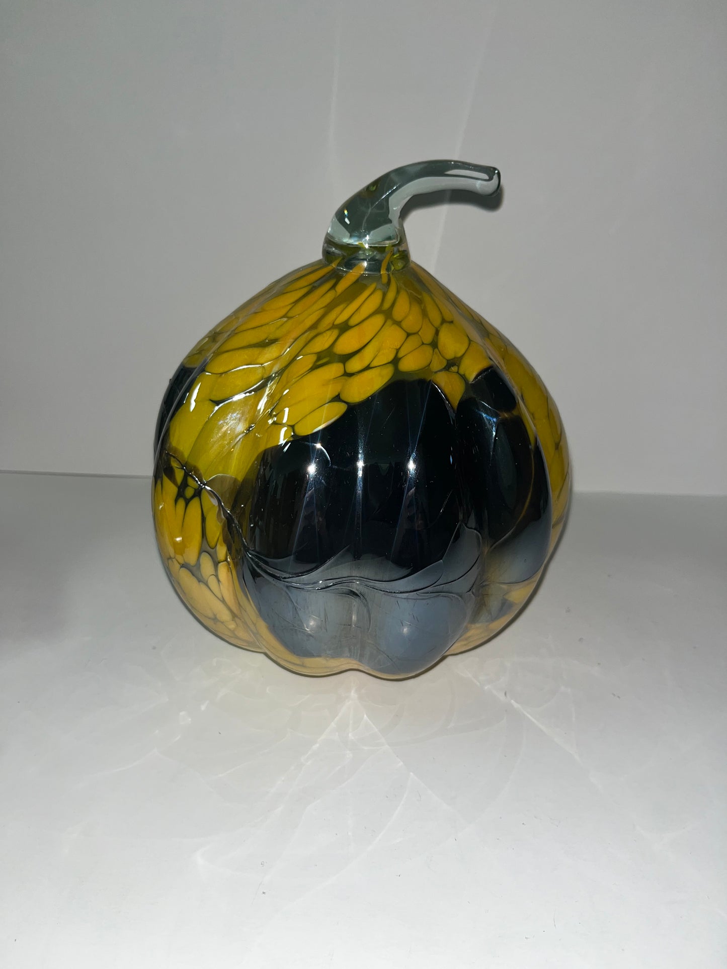 Huta Rogi Polished Hand Blown Art Glass Pumpkin - Finest Antique