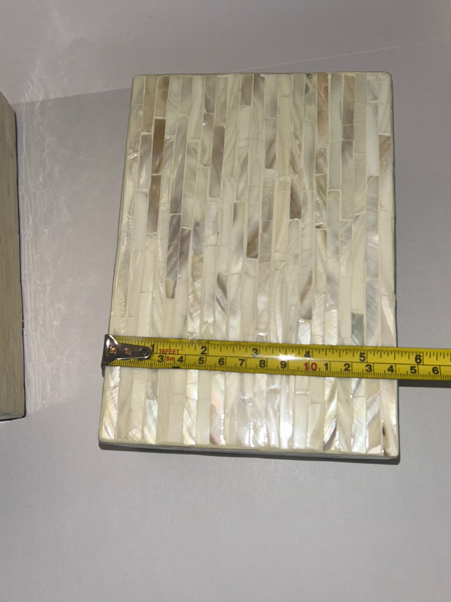 Set of Two Vietnamese Mother of Pearl Inlay Wooden Decorative Boxes