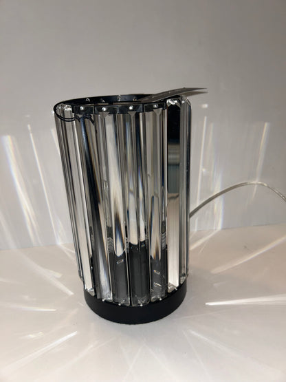 Tahari Home Fluted Crystal Table Lamp