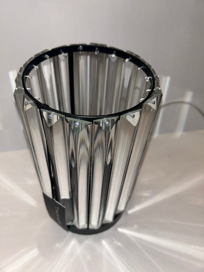 Tahari Home Fluted Crystal Table Lamp
