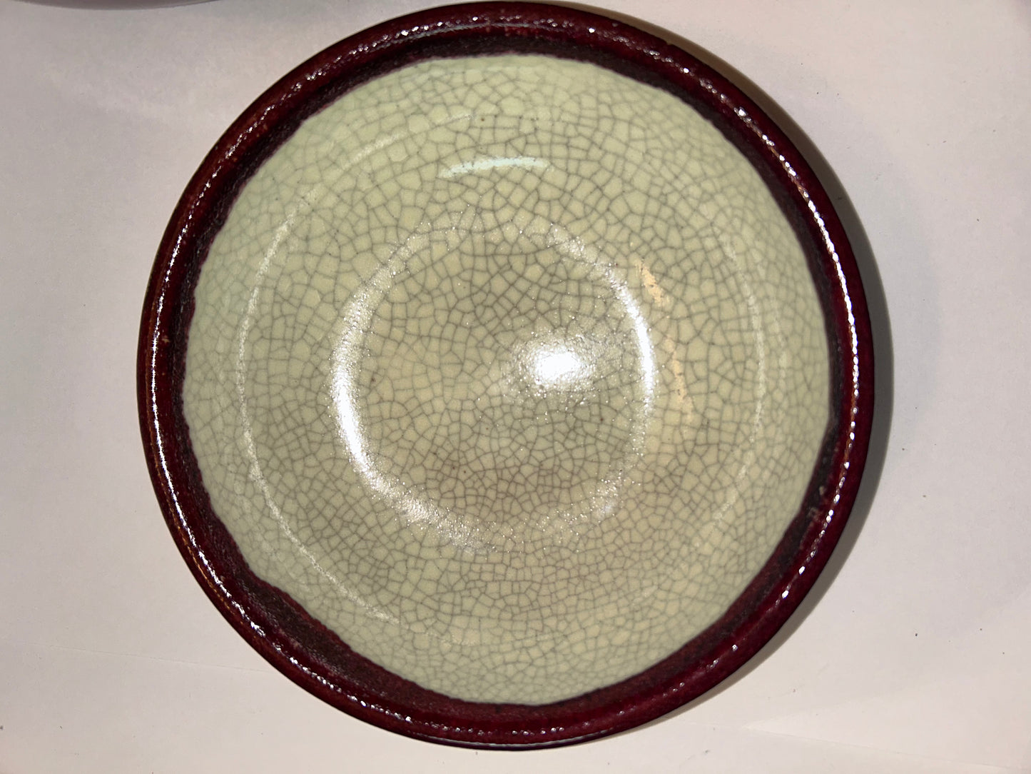 Pier 1 “Crackle Collection”Ceramic Bowls Set of 4 (1 Serving Bowl, 3 Cereal Bowls) Pier 1