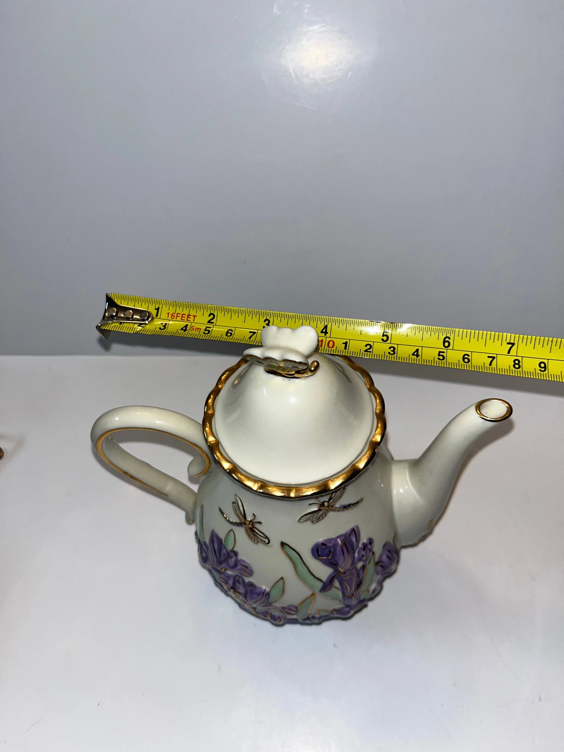 Lenox Springtime Splendor Teapot - Finest Antique