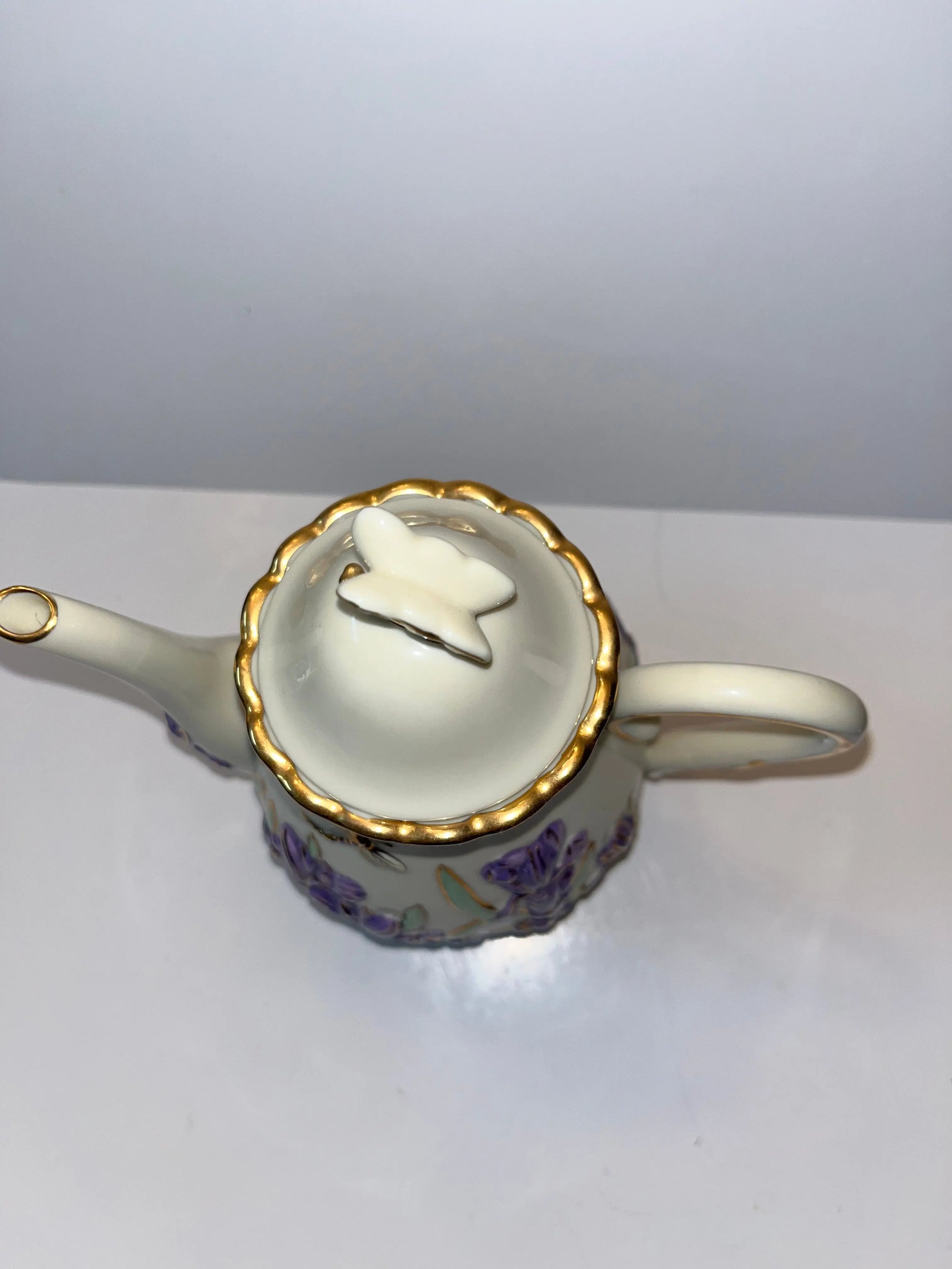 Lenox Springtime Splendor Teapot - Finest Antique