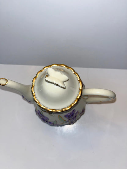 Lenox Springtime Splendor Teapot - Finest Antique