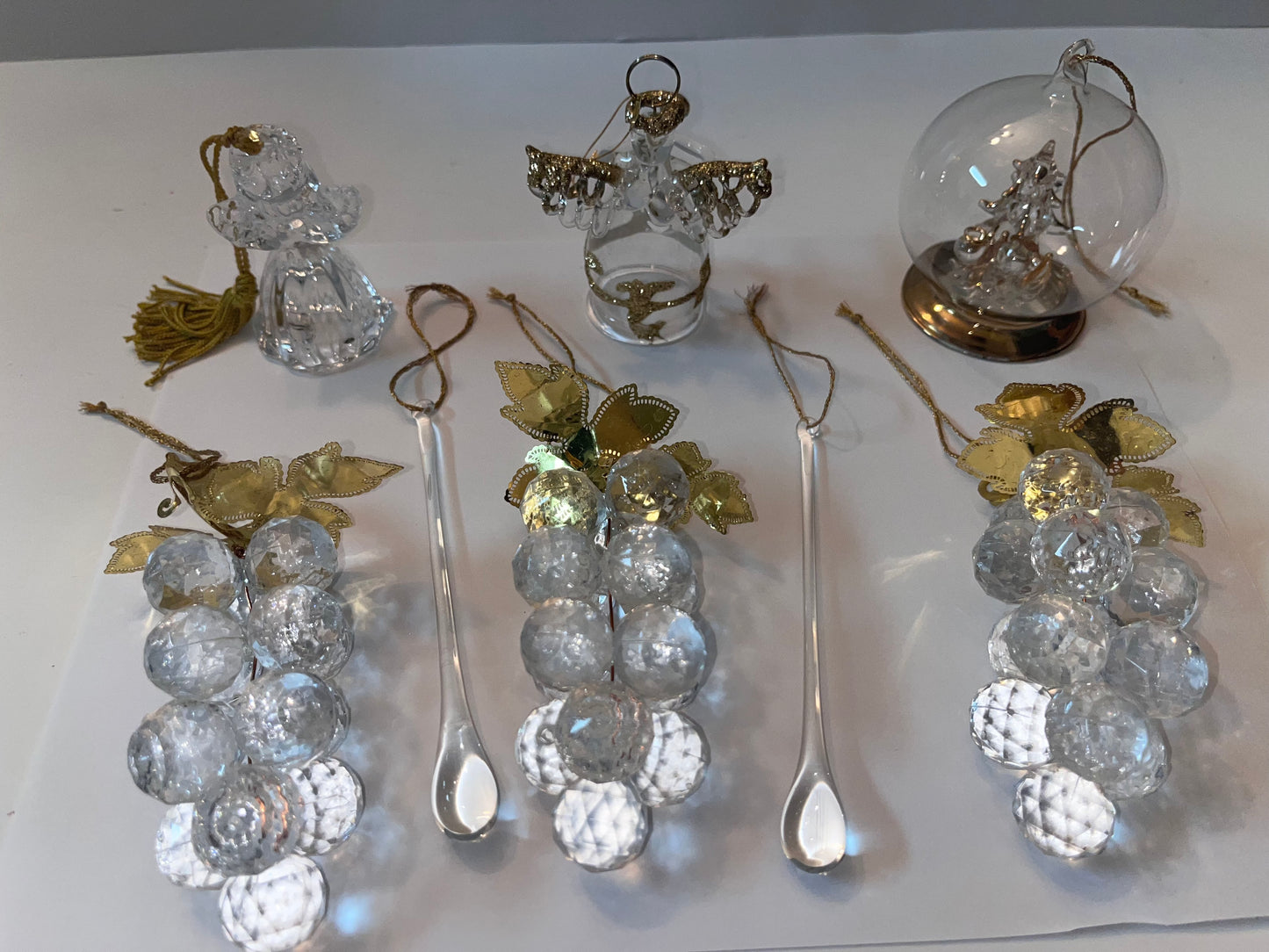 Vintage Crystal Holiday Ornament Collection - Finest Antique