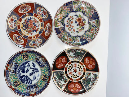 Vintage Japanese Imari-Inspired Porcelain Plates - Finest Antique