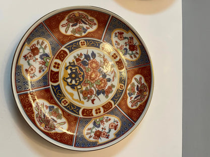 Vintage Japanese Imari-Inspired Porcelain Plates - Finest Antique