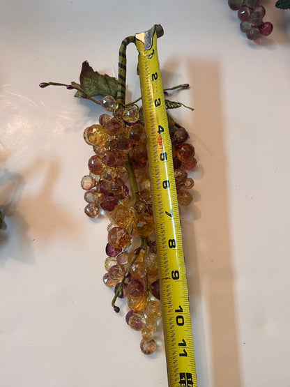 Vintage Lucite Grape Clusters - Finest Antique